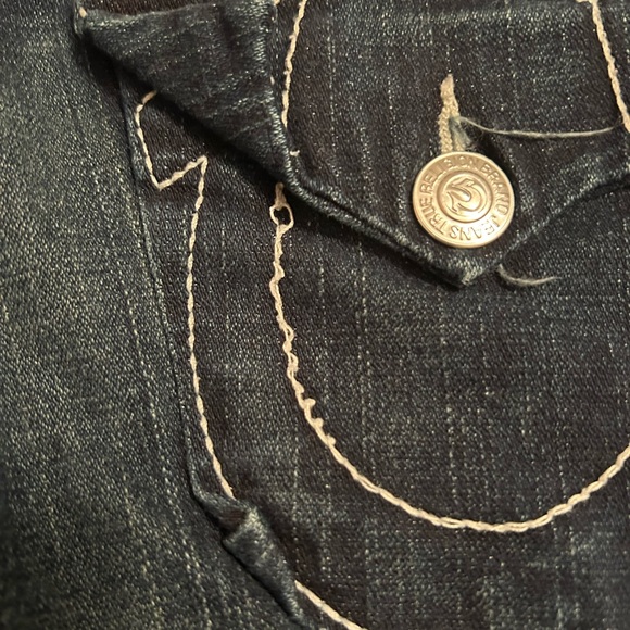 True Religion Dark Wash Boot cut Jeans - Picture 7 of 9